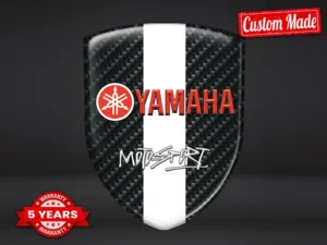 Yamaha Adesivo Resina Edizione Lusso Etichette Auto Alta Gamma